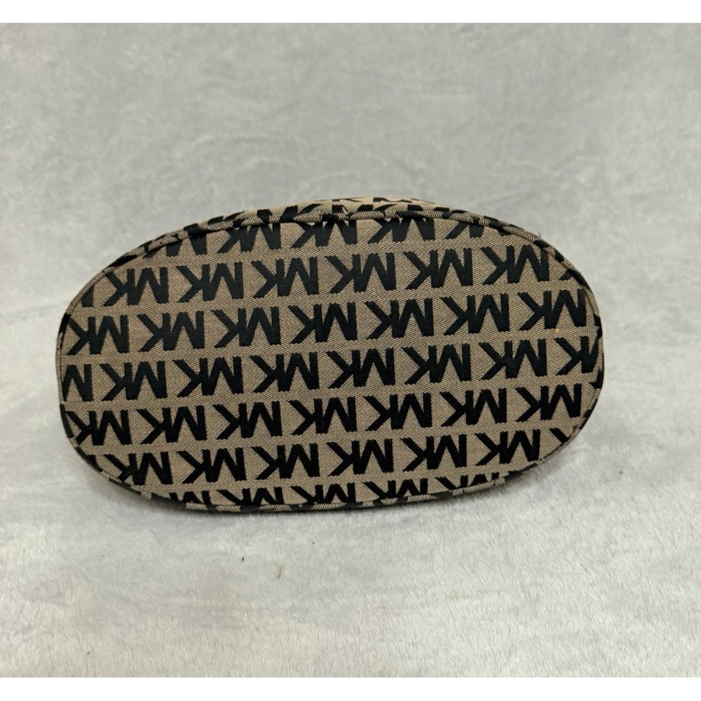 Michael Kors MK Tote Bag Purse Canvas Jacquard Print Logo Messenger Shoulder Bag - Picture 7 of 8